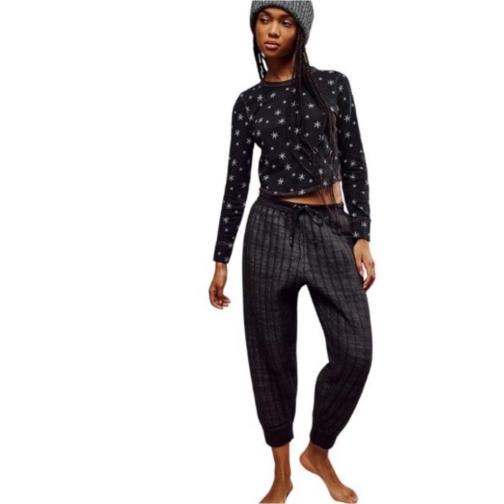 NWOT Free People Quilted Love PJ Set Size Small